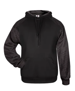 Badger Mens Sport Tonal Blend Performance Fleece Hood
