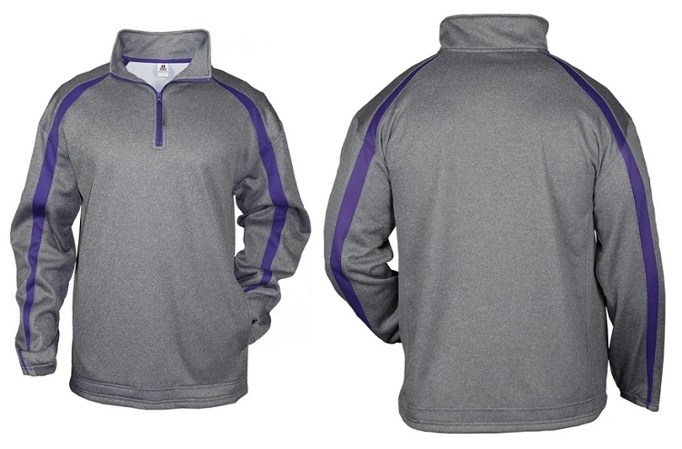 Badger Adult Pro Heather Fleece Fusion 1/4 Zip