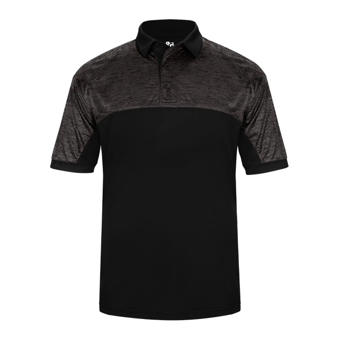 Badger Mens Tonal Blend Performance Polo Tee