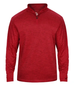 Badger Womens Tonal Blend Quarter-Zip Pullover Jacket