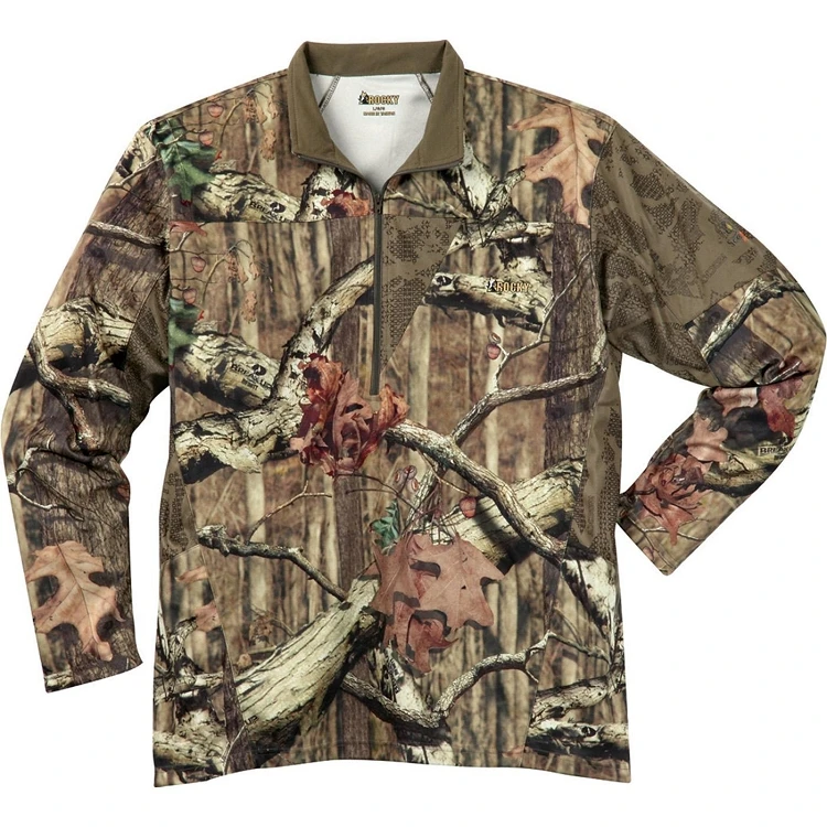 Rocky Silent Hunter Zip Shirt