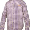 Drake LSU Gingham Plaid Wingshooter's Shirt Long Sleeve
