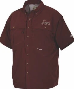 Drake Mississippi State Cotton Wingshooter's Shirt Short Sleeve