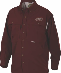 Drake Mississippi State Cotton Wingshooter's Shirt Long Sleeve