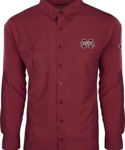 Drake Mississippi State L/S Flyewight Shirt