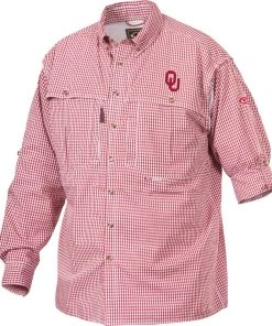 Drake Oklahoma Plaid Wingshooter's Shirt Long Sleeve