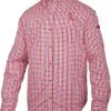 Drake Ole Miss Gingham Plaid Wingshooter's Shirt Long Sleeve