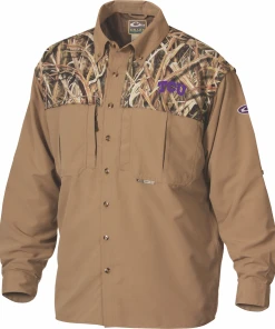 Drake TCU Wingshooter's Shirt Long Sleeve