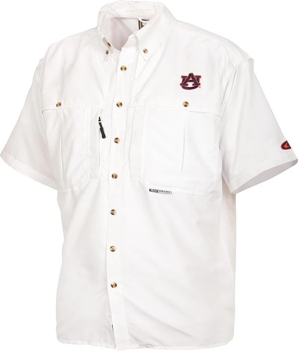 Drake Auburn Vented Short Sleeve Wingshooter's Shirt - Image 2