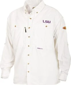 Drake LSU Vented Long Sleeve Wingshooter's Shirt