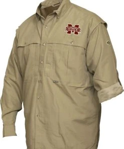 Drake Mississippi State Vented Long Sleeve Wingshooter's Shirt