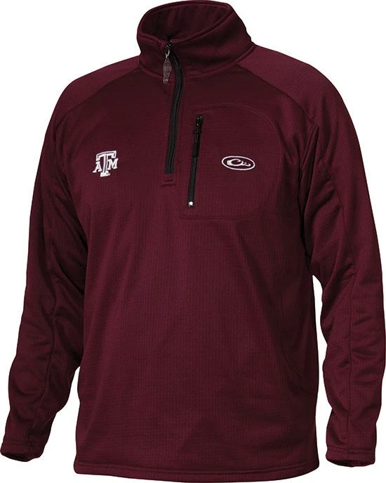 Drake Texas A&M BreathLite Quarter ZIp