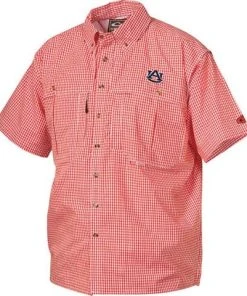 Drake Auburn Plaid Wingshooter's Shirt Short Sleeve