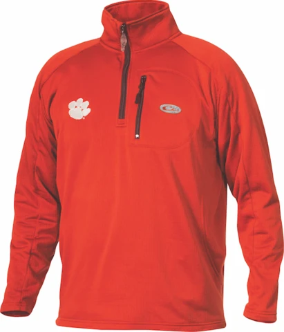 Drake Clemson Breathlite 1/4 Zip