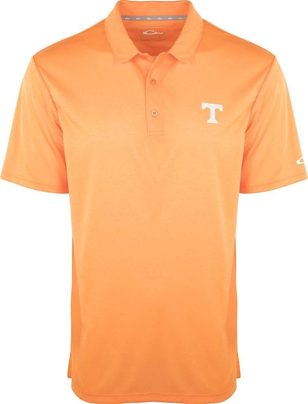 Drake Tennessee Vintage Heathered Polo